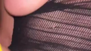 Couldn’t resist and squirt on my cock