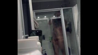 Careless Stepdad Left The Bathroom Door Cracked Again…