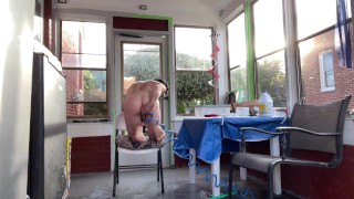 RISKY OUTDOOR ANAL WATER SQUIRTING GAMES