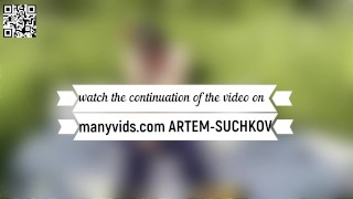 Walking and fucking my puppy in nature -ARTEM SUCHKOV