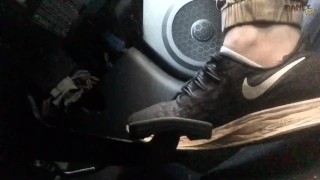 BAREFOOT PEDAL PUMPERS - A RARE BREED - SNEAKERS - SOCKS - BARE FEET - PEDAL PUSHING