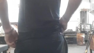 Hiding A Horse Dildo In My Ass At Work 🤤