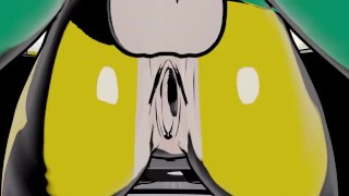 Green and Yellow ranger Doggystyle Anal
