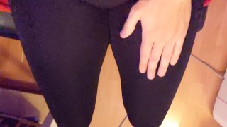 French Femboy DamnOspin: POV thick thighs squish and slap ~ 1/2