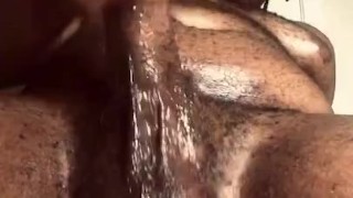 Thick Big Black Dick Close Up Stroke - Daddy Dame