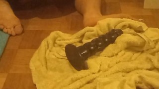 Big dildo orgasm screaming 