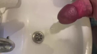 Masturbating at my house.