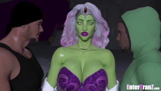 Long dick gangsters save Earth from a transgender alien queen