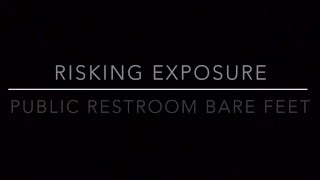 Public restroom bare feet - You never know what could be happening in the stall right next to you