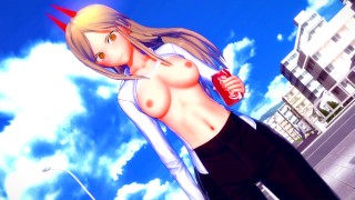 A DATE WITH POWER 🥰 CHAINSAW MAN HENTAI