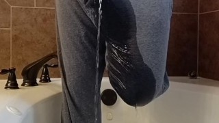 Cumming Then Pissing