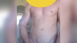 Hot guy wanking
