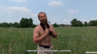 BigStr - Poor Farmer Grabs The Opportunity To Get Some Money If He Provides His Ass For Fucking
