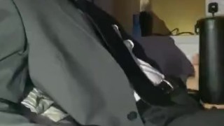 Smoking and Fleshlight Fucking in Suit (PART 1)