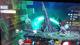 Dark Samus hates being stepped on