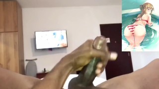 POOLSIDE SEX TONIKZALEX STROKING BBC MOANS, TALKS DIRTY & CUMS HUGE LOAD CUM INSIDE CARTOON GAMER GA