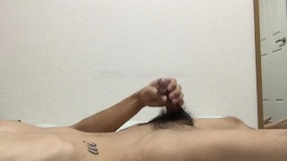asian hot gay　Naked masturbation of a slender man living alone