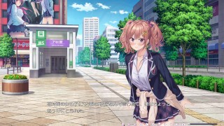 【エロゲー 間宮摩美は癒やしてあげたい(体験版)動画1】可愛い爆乳JKサキュバスが二人現れて、突然のハグ！？(巨乳ファンタジーエロゲー 実況プレイ動画 Hentai game)