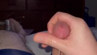 Stroking my cock to PH