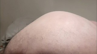 I finger the cum out