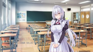 【エロゲー 間宮摩美は癒やしてあげたい(体験版)動画3】白髪の可愛い爆乳メイドさんが登場！そしてまさかの○○だった・・(巨乳ファンタジーエロゲー 実況プレイ動画 Hentai game)