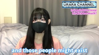 It hurts when you handjob your dick too much! ? I will tell you about Urara's experience ♡