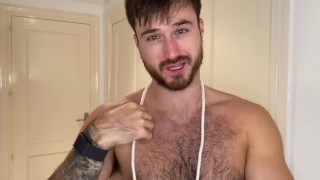 Gay Stalked transformed into a puppy play