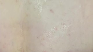 Fucking my gaping ass with a toy fist