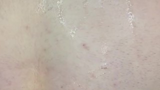 Fucking my gaping ass with a toy fist