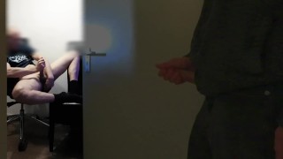 roommate caught masturbating while anal penetrating himself and watching gay porn