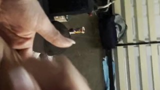 Sexy girlfriend hand job cumming