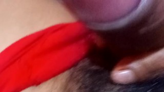 Masturbando mi rica verga 