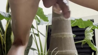 twink sam ledger cums instantly while fucking himself with dildo