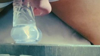 Pillow humping while getting fuck by my butt plug