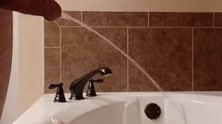 Pissing In Bathtub