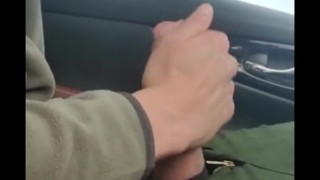 SLOW MOTION johnholmesjunior shooting huge cumload while driving on vacation slow motion