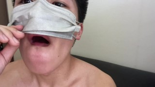 #27 【おしっこ一気飲み】コップに溜めた朝一番の濃厚おしっこをノンケがゴクゴク飲み干しました、、　飲尿　羞恥　放尿