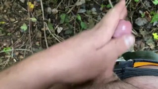 SMALL PENIS STRAIGHT BOY CAUGHT JERKING OUTDOORS