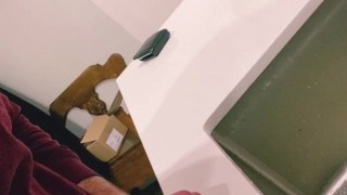 My roommate wouldn't come out of the bathroom