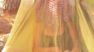 Masturbating in the hammock overlooking the sea 🚤🌞