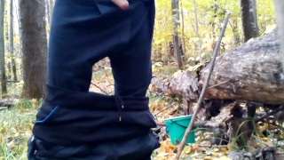 went for mushrooms and wetted the leaves