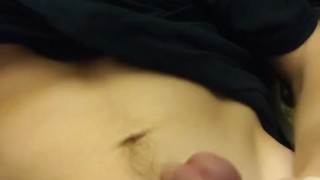 cumming on myself 