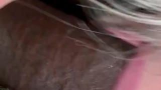 TheOnlyNatalie Sucking BBC rough & sloppy 