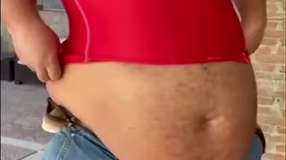 Huge belly