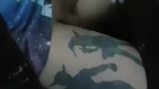 Sacha Huge takes it out in his car again