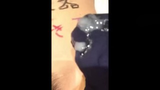 肉オナホのセフレにブルマを着せて淫語らくがきしてみた（スマホ撮影）【hentai】【japanese】