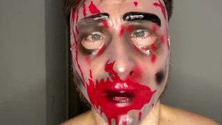 Full size vore halloween mask cannibal