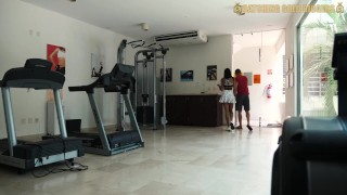 Risky Gym Sex With A Venezuelan Dirty Slut