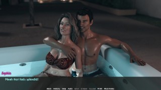 A Wife And StepMother - Hot Scenes - Relax in Jacuzzi Part 15 Developer Patreon "LUSTANDPASSION"