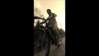 Bicycle Gym with Natural Muscle Guy Andy Autumn 2022 Halloween MTB Edition Part 2